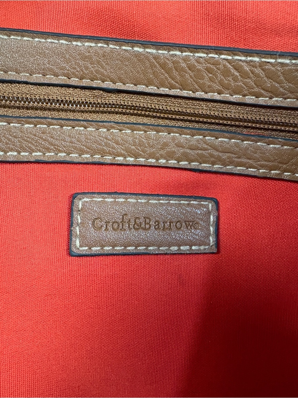 Croft & Barrow Bohemian Paisley Canvas Tote/Shoulder Bag with faux Leather Trim - Picture 6 of 16